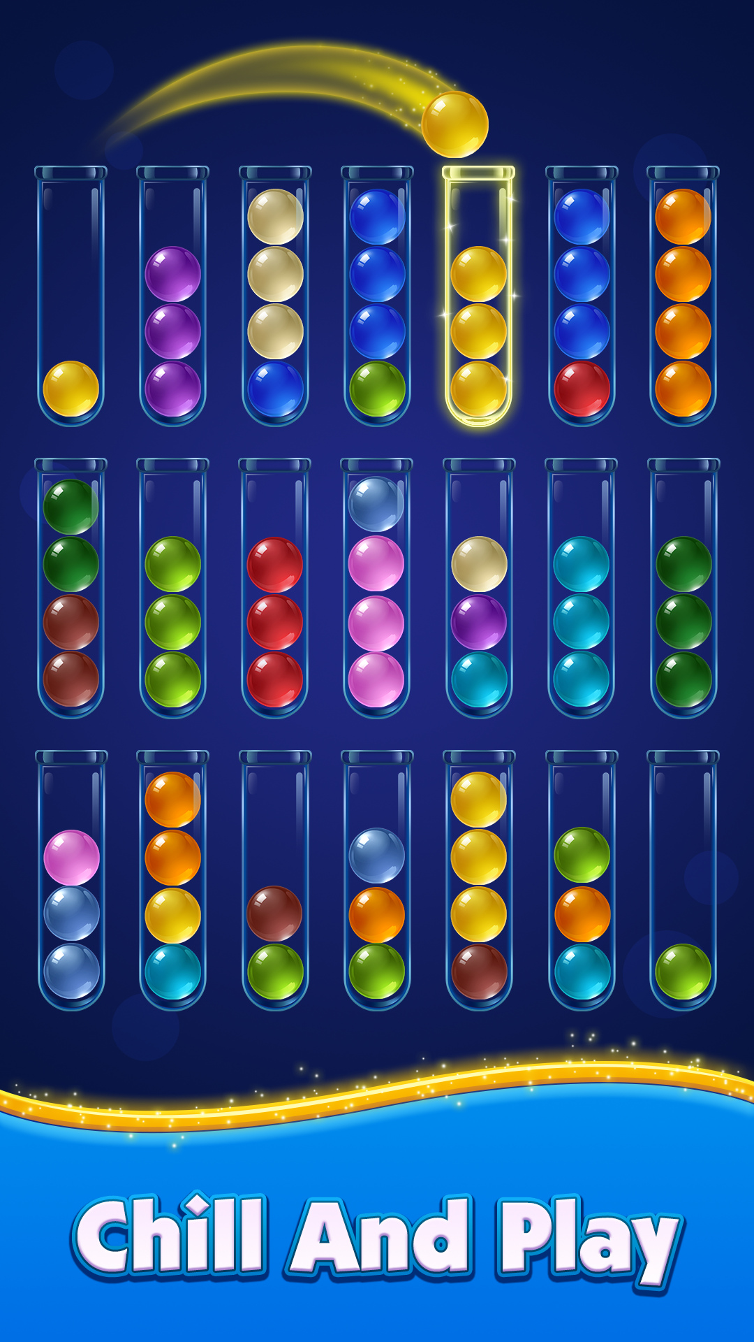 Ball Sort World gameplay screenshot